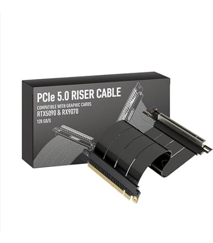 Amazon.com: LINKUP PCIE 5.0 Riser Cable | for Vertical GPU Mount